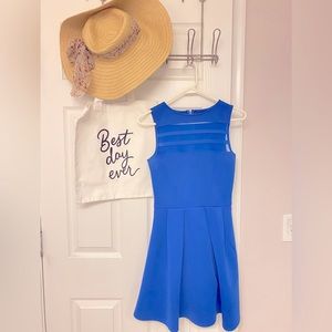 Colbot Blue Eva Longoria Dress XS